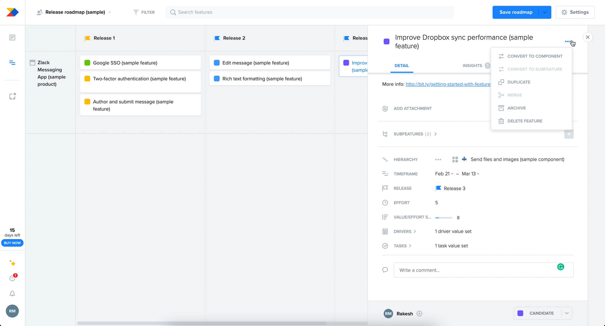 productboard UI, UX Design SaaS Application Design saas ui